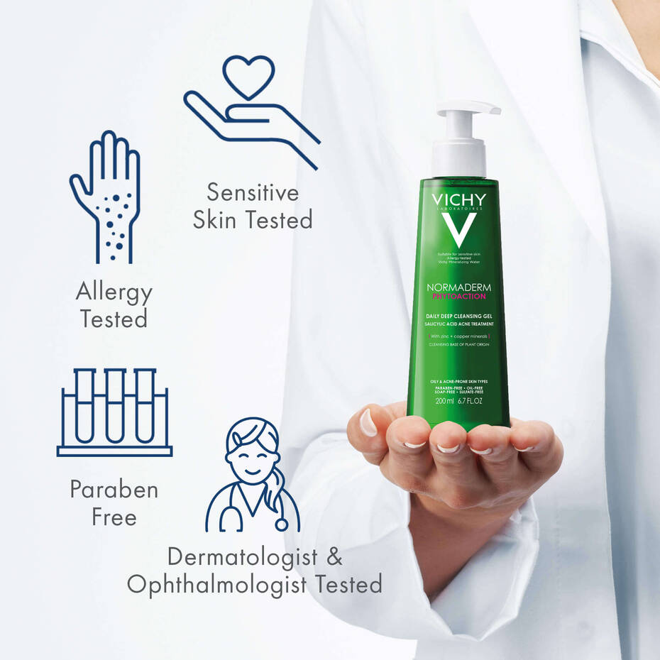 Normaderm PhytoAction Daily Cleansing Gel | Vichy Laboratoires