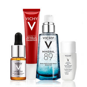 Vitamin C Retinol Hyaluronic Acid Anti Aging Set Vichy Skin Care