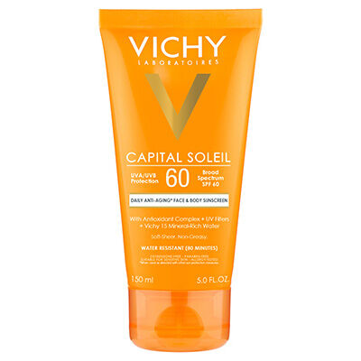 capital soleil soft sheer face body sunscreen spf 60 vichy usa