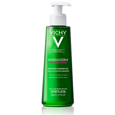 Normaderm Phytoaction Daily Deep Cleansing Gel Exfoliating Cleanser Vichy Usa