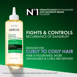 Dercos Salicylic Acid Water to Foam Shampoo