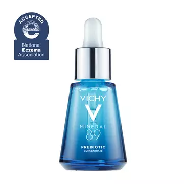 Vichy's Mineral 89 Prebiotic Recovery & Defense Concentrate is accepted by the National Eczema Association.