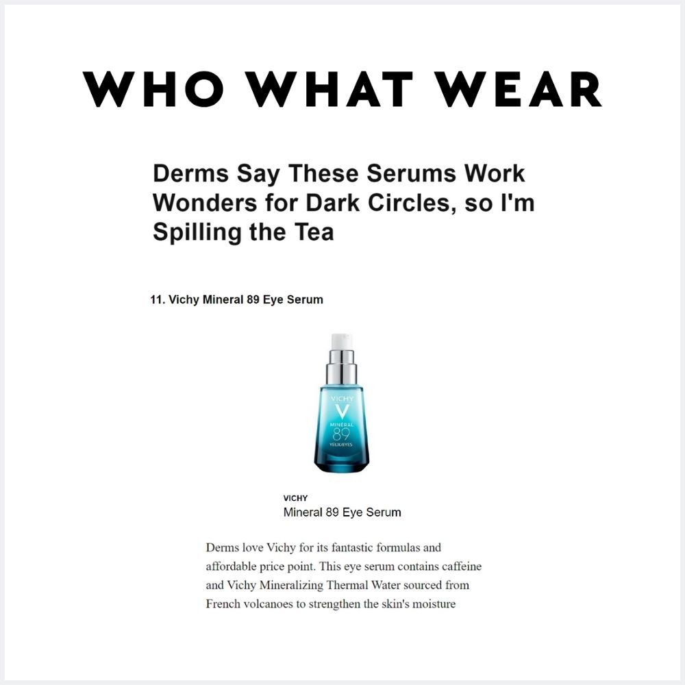 Derms Say These Serums Work Wonders for Dark Circles, so I’m Spilling the Tea