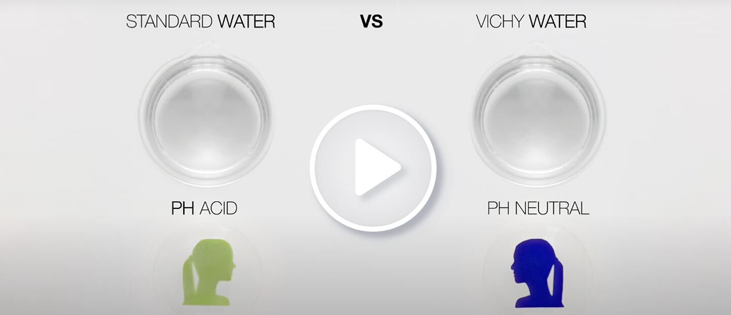 Rebalance, standard water, vichy water, PH acid, PH neutral