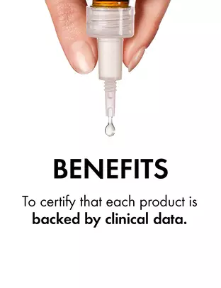 Benefits | The benefits of each product stated by Vichy to certify that they are backed by clinical data.