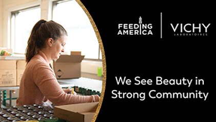 We see beauty in strong community - feeding America